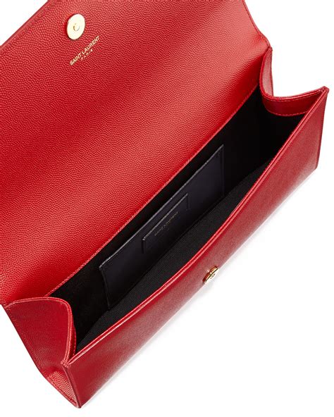 ysl red clutch tassel|YSL clutch sale.